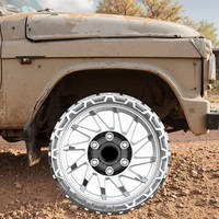 Rines Todoterreno Beadlock de Marca 6x139.7 de 17 Pulgadas 9J ET-12mm de Aleación de Aluminio Forjado con Acabado Negro Nuevo para F150 4x4 en Existencia