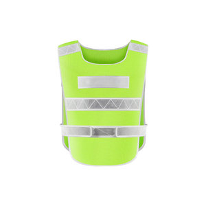Tissu <span class=keywords><strong>de</strong></span> polyester fluorescent <span class=keywords><strong>de</strong></span> haute qualité couleur <span class=keywords><strong>jaune</strong></span> <span class=keywords><strong>orange</strong></span> haute visibilité 5cm <span class=keywords><strong>gilet</strong></span> <span class=keywords><strong>de</strong></span> <span class=keywords><strong>sécurité</strong></span> à bande réfléchissante grise - Product Image 2