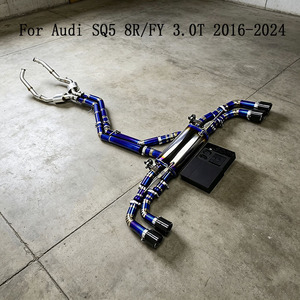 Sistema de <span class=keywords><strong>Escape</strong></span> Catback de Aleación de Titanio BOSKA para <span class=keywords><strong>Audi</strong></span> <span class=keywords><strong>SQ5</strong></span> 8R/FY 3.0T 2016-2024, Tubo de <span class=keywords><strong>Escape</strong></span>, Silenciador - Product Image 1