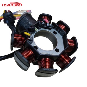 Pièces de motocross KB CB/CG250, bobine à huit étages, magnéto TD053CG, métal noir, neuf - Product Image 2