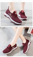 Hongyan mode filles mouche tricot chaussures femmes baskets chaussures de sport pour Famale