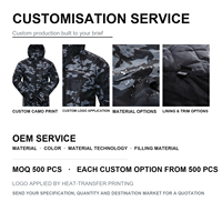 Veste de ski camouflage noire ALPINE PRO pour homme, imperméable 10 000 mm, coutures thermosoudées, coupe-vent, jupe de neige amovible, snowboard