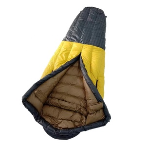 LLOYDBERG Sac de couchage momie imperméable ultraléger en duvet de canard - Tissu polyester nylon 4 saisons pour temps <span class=keywords><strong>froid</strong></span> lavable 1 <span class=keywords><strong>poche</strong></span> intérieure - Product Image 3