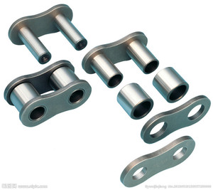 Ổ đĩa chuỗi Duplex Con lăn chuỗi rỗng Pin thép không gỉ băng tải con lăn chuỗi - Product Image 4