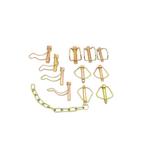 Safety <b>Pin</b> Open End Zinc Plated Q195 Carbon Steel Grade A General Equipment Manufacturing Use - Product Image 4