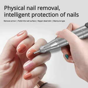 Ponceuse à ongles portable sans fil rechargeable 35000 tr/min, stylo de polissage pour dissolvant de gel UV, machine à ongles électrique pour salon - Product Image 2