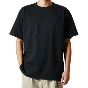 Camiseta de algodón 100% de peso pesado con cuello redondo, camiseta de gran tamaño, camiseta en blanco, camiseta personalizada con logotipo estampado de alta calidad para hombres - Product Image 4