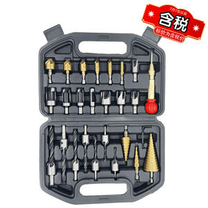 Emagi Metric <b>Step</b> <b>Drill</b> Bits Hex Shank For Nonferrous Metals Multipurpose <b>Drill</b> Bit Set - Product Image 2