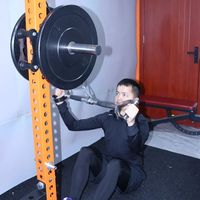 Accessoire amélioré pour machine Smith Glider - Transformez votre rack à squats en machine Smith pour squats, développés couchés et exercices de soulevé de bras