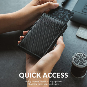 Casual Fold <strong>Wallet</strong> Clutch Men Bags and <strong>Wallets</strong> Minimalist Aluminum <strong>Money</strong> Clip RFID Blocking Credit <strong>Card</strong> for Men - Product Image 3