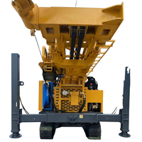 Foreuse rotative pour puits d'eau de 500 m avec pompe et moteur, composants essentiels, machine de forage