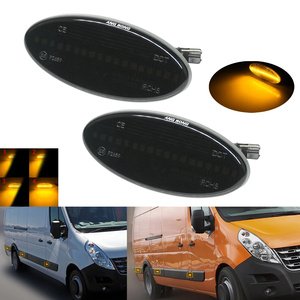Luz Indicadora de Señal de Giro Lateral 261B08826R 261B00001R 93197564 4419475 2618000Q0A para Vauxhall <span class=keywords><strong>Opel</strong></span> <span class=keywords><strong>Movano</strong></span> MK2 <span class=keywords><strong>X62</strong></span> 2010+ - Product Image 3