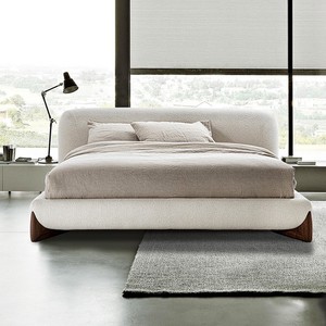 Juego de Dormitorio de Estilo Moderno, Ligero y Lujoso, Cama Suave y Cómoda, Diseño Moderno, Estructura de Madera - Product Image 1