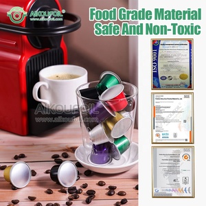 Capsule de café jetable colorée en aluminium avec couvercle pour capsules de café <span class=keywords><strong>Nespresso</strong></span> - Product Image 2