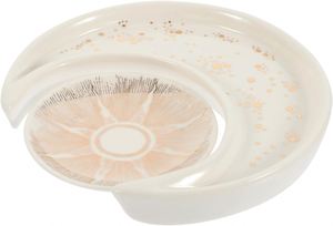 Custom Logo Sun and Ring Moon Tray Ceramic Jewelry Decorative Trinket Dish <b>Gift</b> - Product Image 2