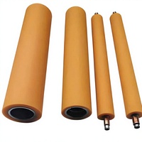 Rouleau en caoutchouc personnalisé en PU, silicone, EPDM, SBR, NBR pour machines d'impression, de revêtement, de laminage et de transfert thermique