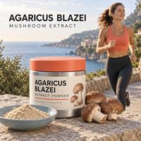 Agaricus Blazei Paddenstoelenextract Poeder, Kosteneffectief Natuurlijk Schimmel Extract Grondstof Geschikt voor Voedingsformulering