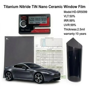 Oxidation-Proof Titanium Nitride Solar Window Film New Vision Anti Scratch Nano <strong>Ceramic</strong> <strong>Tint</strong> for Suv Front <strong>Windshield</strong> <strong>Tint</strong> - Product Image 2