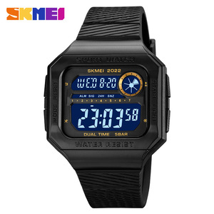 Skmei Sport Watch 2022 Dual Time Water Resist <b>Led</b> Flashlight Unisex Outdoor Electronic Watch - Product Image 5
