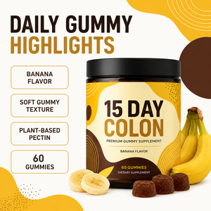 Gummies Détoxifiantes Naturelles de Haute Qualité pour le Foie et le Côlon, 60 Unités, avec Curcuma et Artichaut pour la Digestion et le Soutien Immunitaire - Product Image 4