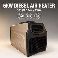 Pemanas Udara Diesel All in One, Pemanas Parkir dengan Baterai Terintegrasi, Pemanas Diesel untuk Truk, Kemah, Penggunaan di Rumah, Pemanas RV, Kapal