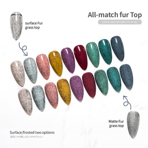 JTING Gel de Uñas con Efecto de Pelo Sintético, Popular y de Moda, Diseño Personalizado OEM con Servicio de Muestra Gratuita, Gel de Uñas Mate con Efecto de Pelo Sintético - Product Image 1