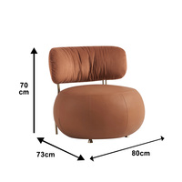 Pouf moderne en velours blanc, tabouret réglable, forme unique, style détente, salon, appartement, chambre à coucher, hôtel, matériau en tissu