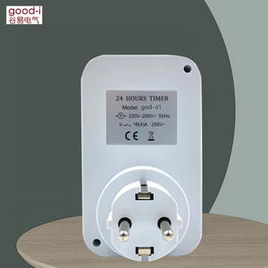 Prise Intelligente Standard Européenne de Type Français avec Minuteur Mécanique à Cycle 24 Heures et Contrôle Automatique Marche/Arrêt - Product Image 1