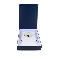 Boîte à bijoux en carton écologique, personnalisée, colorée, faite à la main, avec aimant, vente en gros, boîte à bijoux multifonctionnelle à rabat