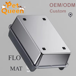 Jumbo Tamanho Metal Cat <span class=keywords><strong>Litter</strong></span> <span class=keywords><strong>Box</strong></span> Com Lados Altos Anti Scatter Design Não Absorvente Superfície Chew Proof para Grandes Gatos Multi Pet - Product Image 2