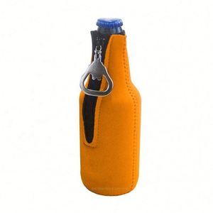 Manchon isotherme portable en néoprène pour bouteille de bière, design personnalisé, manchon durable en néoprène avec ouvre-bouteille - Product Image 2