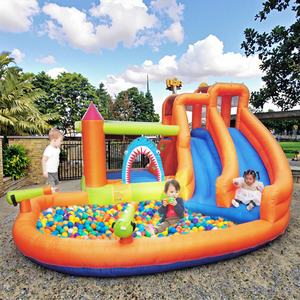 Casa Inflable Mini con Piscina de Pelotas, Ecológica, de Nailon, con Certificación CE, Capacidad para 5-8 Personas, Ideal para Fiestas de Cumpleaños Infantiles - Product Image 1