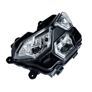 Yongjin ไฟหน้ารถมอเตอร์ไซด์สีดำ LED สว่างพิเศษพร้อมลำแสงสูง/ต่ำสำหรับ Z500<span class=keywords><strong>คา</strong></span>วาซากิ - Product Image 3