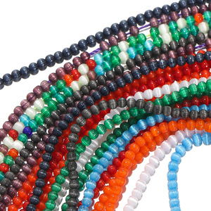 Perles rondes en verre imitation œil de chat, 2mm, perles en vrac pour la fabrication de bracelets, matériel de bijoux faits à la main, DIY - Product Image 1