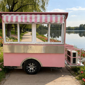 2025 <b>Kitchen</b> Mobile Coffee Concession Ice Cream BBQ Food Truck Trailer - Product Image 1