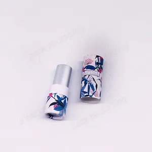 High-end Luxury Paperboard Lip Balm Lip Gloss Lipstick Containers Twist up Paper 12.7mm Tubes Packaging Box Beauty Packaging
