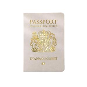 Cartes d'invitation en papier style passeport, thème voyage personnalisé, pour mariage, remise de diplôme, fête, invitations en forme de carte d'embarquement avec enveloppe - Product Image 4