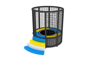 טרמפולינה קטנה ומקורה לילדים בגילאי 3-12 מתאים לחלל שלך לקפיצה חופשית - Product Image 5