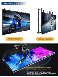 Jode P3.91 кинотеатр светодиодный дисплей рекламный водонепроницаемый ТВ гигант Novastar светодиодный настенный видеоэкран для аренды наружного - Product Image 3