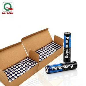 Batteria a Secco Zinco-Carbone <span class=keywords><strong>R03</strong></span> Um4 <span class=keywords><strong>AAA</strong></span> da 1.5V Economica per Telecomando TV - Product Image 1