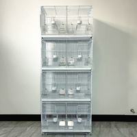 Cages à oiseaux empilables de haute qualité 2026, vente chaude, cages à oiseaux de luxe faites à la main, acheter une cage en métal pour canaris et perroquets
