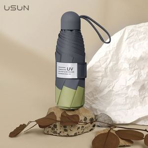 Parapluie de voyage minimaliste UPWARD à cinq plis, petit et compact, protection UV, léger, tube en fer, ouverture manuelle de poche - Product Image 4