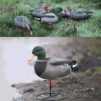 Xilei Leurres de canard colvert complet en gros Super Magnum Lot de 6 mangeoires/sentinelles de 20 pouces Matériau PE durable et réaliste