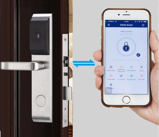 ORBITA Phone App Opening Mobilephone Hotel Room Lock Systems