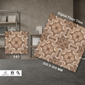 Carreaux de sol en céramique 5 mm 300x300 mm, carreaux numériques émaillés mats pour hall, salle de bain, cuisine, revêtement de sol abordable - Product Image 2