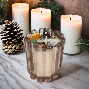 Jarrón cilíndrico contratado <span class=keywords><strong>de</strong></span> alta calidad, flores secas <span class=keywords><strong>de</strong></span> aromaterapia, vela perfumada en recipientes <span class=keywords><strong>de</strong></span> vidrio artesanales - Product Image 6