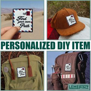 Find Your Own Path Embroidery <b>Patch</b> 3 Inches Iron <b>On</b> <b>Sew</b> <b>On</b> Travel Applique <b>Patch</b> For Bags Fabric Nonwoven Felt - Product Image 6