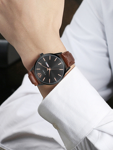<span class=keywords><strong>Montre</strong></span> tendance TOMI T045 T046, design simple, bracelet en cuir, boîtier en alliage, date <span class=keywords><strong>automatique</strong></span>, calendrier, usage quotidien, <span class=keywords><strong>montre</strong></span>-bracelet unisexe - Product Image 3