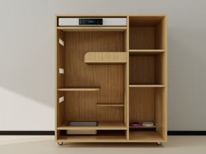 Vendita calda su ordinazione piccolo animale domestico casa interna del gatto Villa case del gatto Cabinet case gabbie - Product Image 3