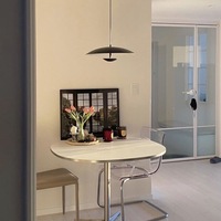 Table basse convertible moderne et écologique en chrome, mobilier de salon durable, idéal pour les petits appartements coréens